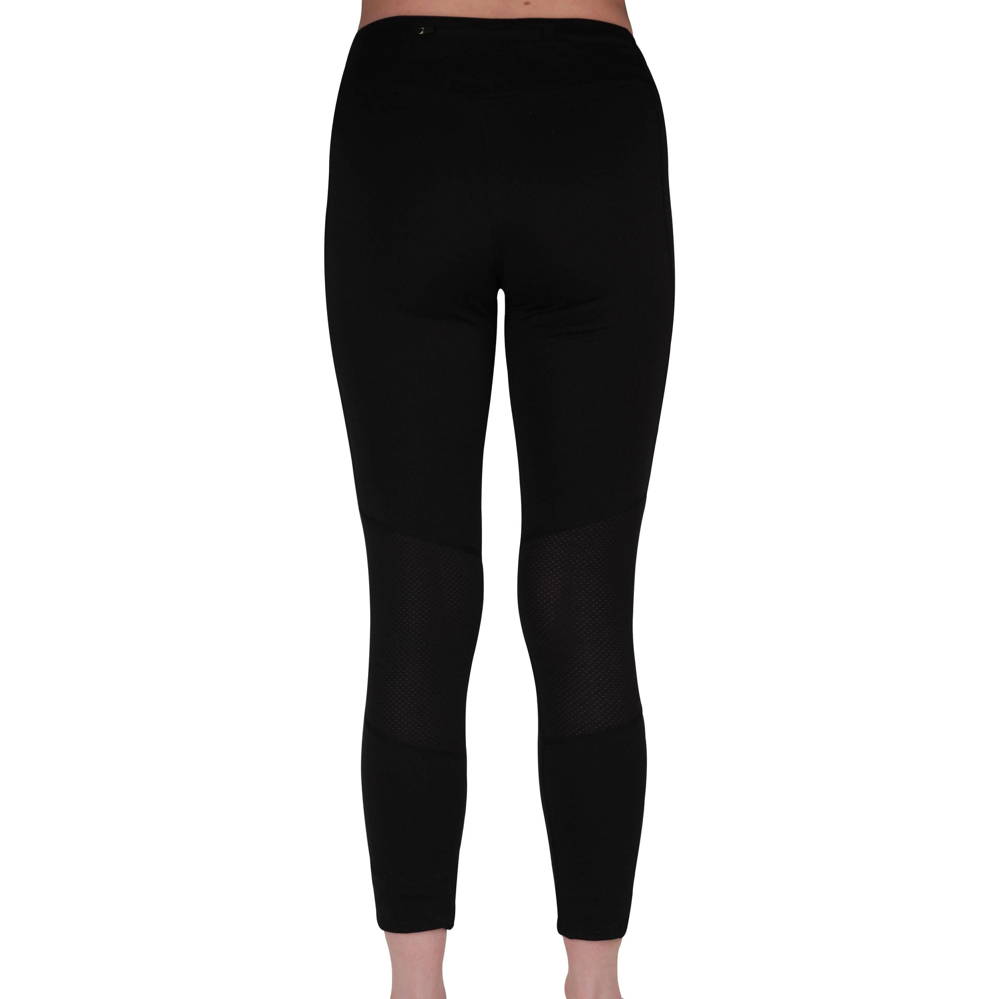 More Mile Excel Womens 7/8 Running Tights - Black