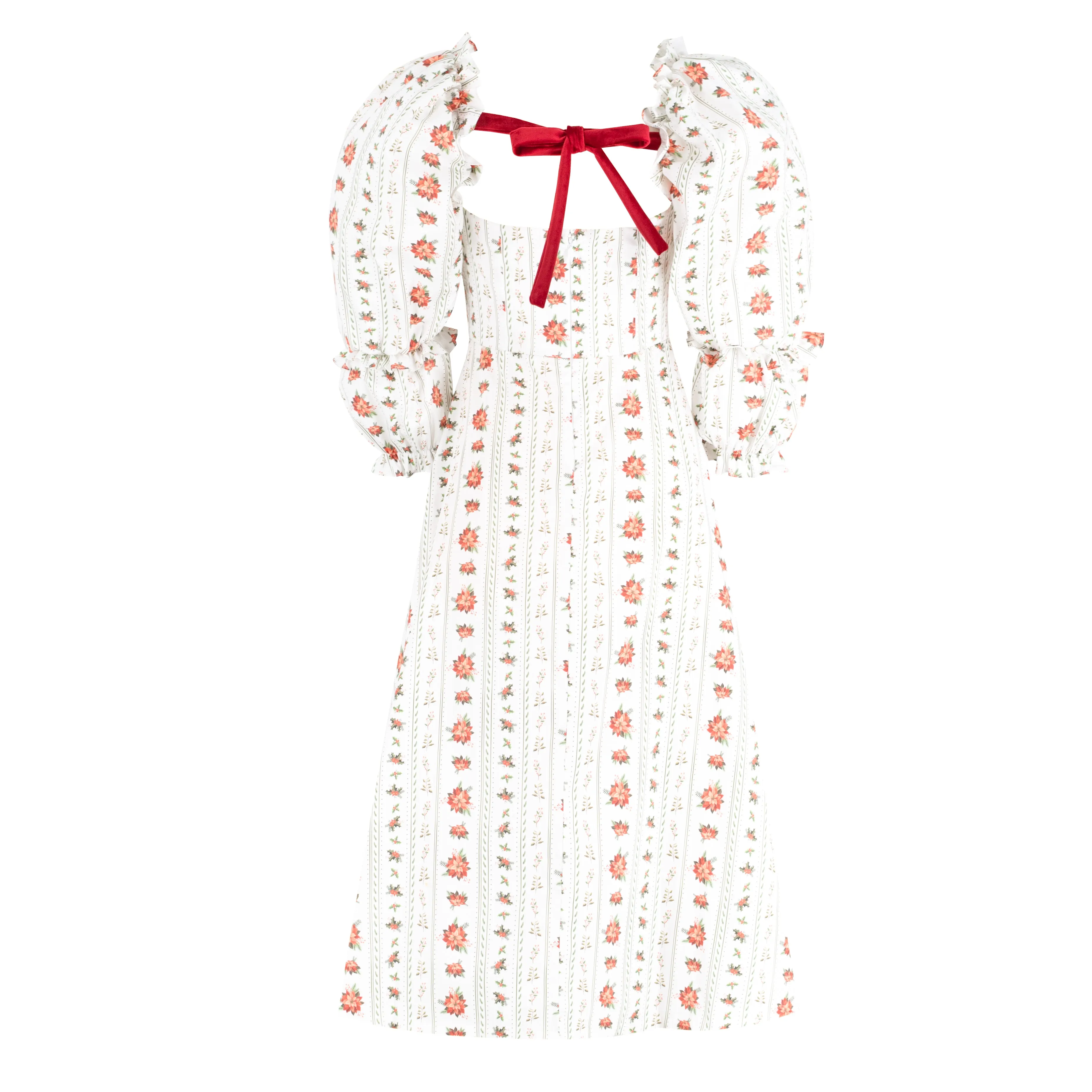 Women's Poinsettia Dress