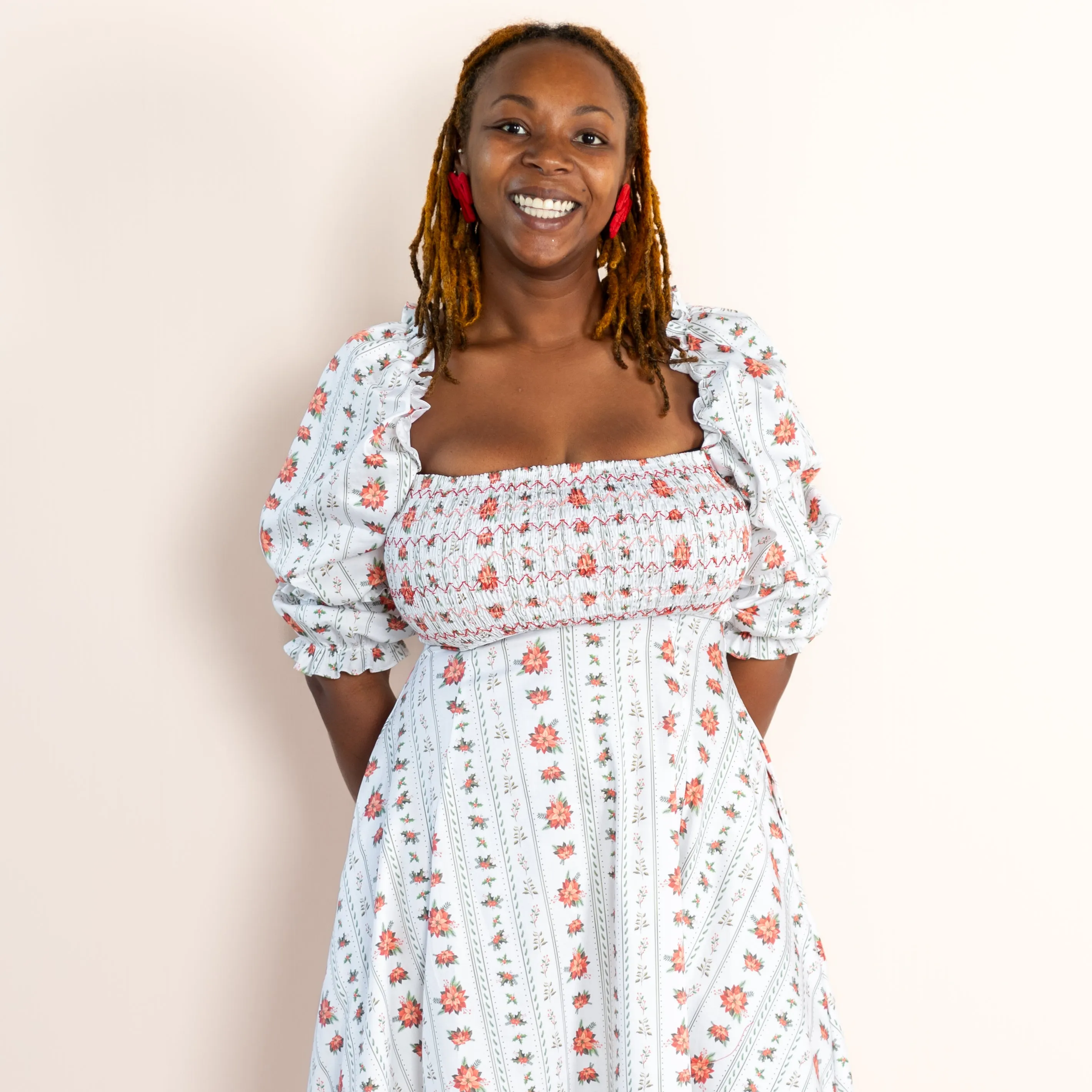 Women's Poinsettia Dress